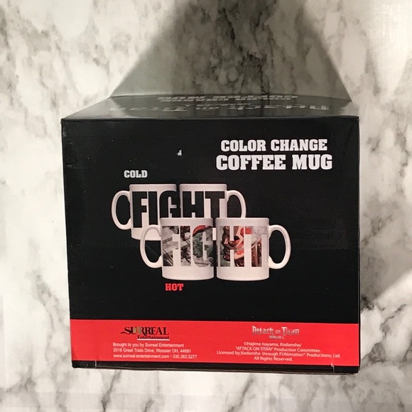 Attack on Titan Anime Color Changing Mug - Picture 3 of 4